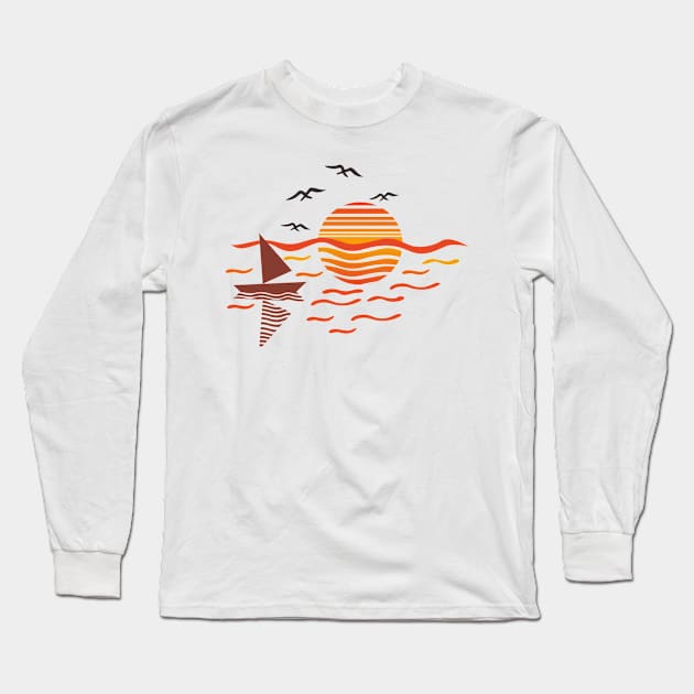 Summer Long Sleeve T-Shirt by Hastag Pos